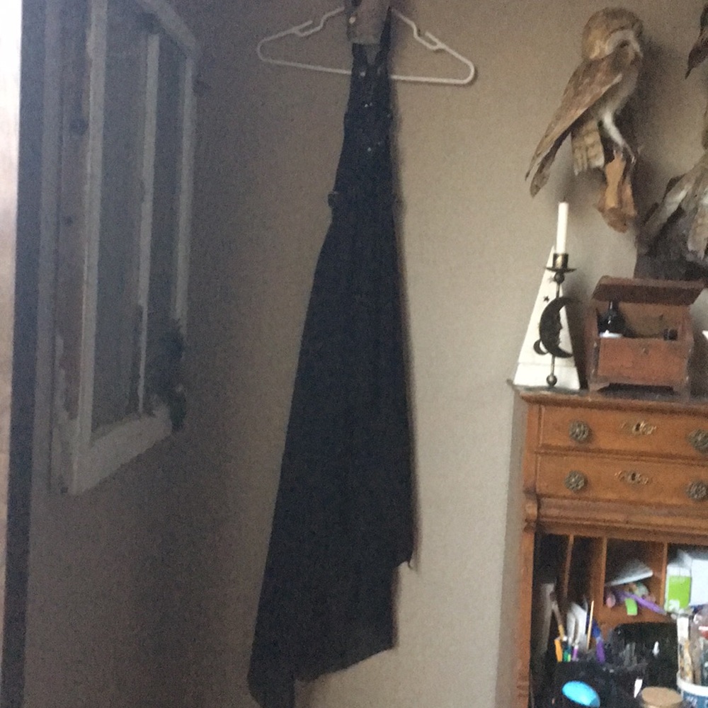RARE UNIF harness sheer dress